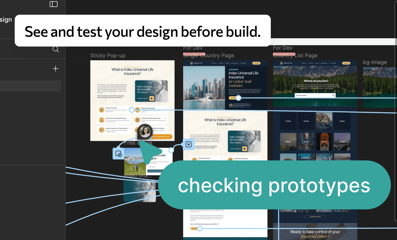 See and test your design before build