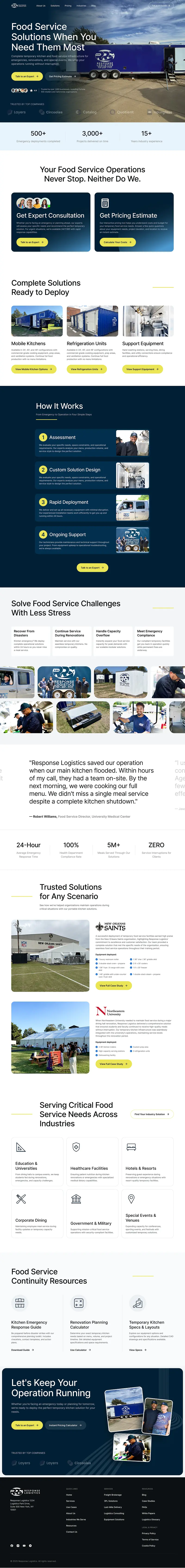 Response Logistics after